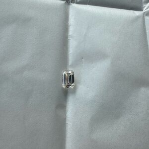 Diamonds & Jules Silver Emerald-Cut Ring